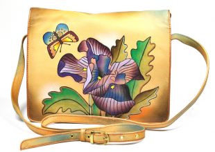 Handgearbeitete und Handbemalt Tasche