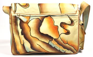 Handbemalte Schultertasche Tasche