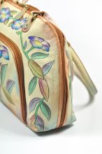 Gro�e Handtasche handbemalt Leder