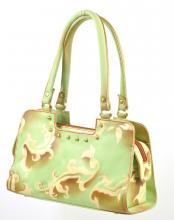 Handbemalte Tasche gr�n
