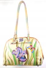 Handbemalte Blumen Tasche gro�
