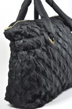 Edle Designer Stoff-Handtasche