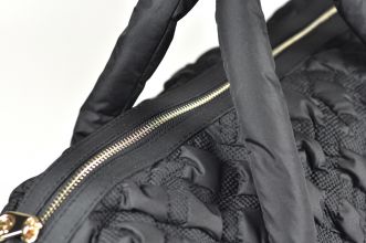 Edle Designer Stoff-Handtasche
