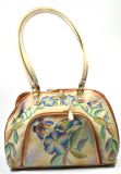 Gro�e Handtasche handbemalt Leder