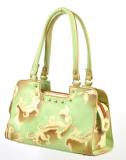 Handbemalte Tasche gr�n