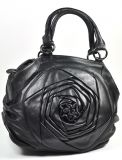Rosen Designer Handtasche aus Leder