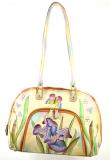 Handbemalte Blumen Tasche gro�