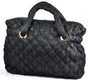 Edle Designer Stoff-Handtasche