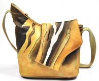 Handbemalte Tasche Schultertasche V