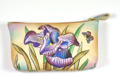 Flower Handbemalte Kosmetiktasche